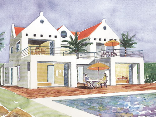 Coral Estate (Curacao) - architectuur planconcept
