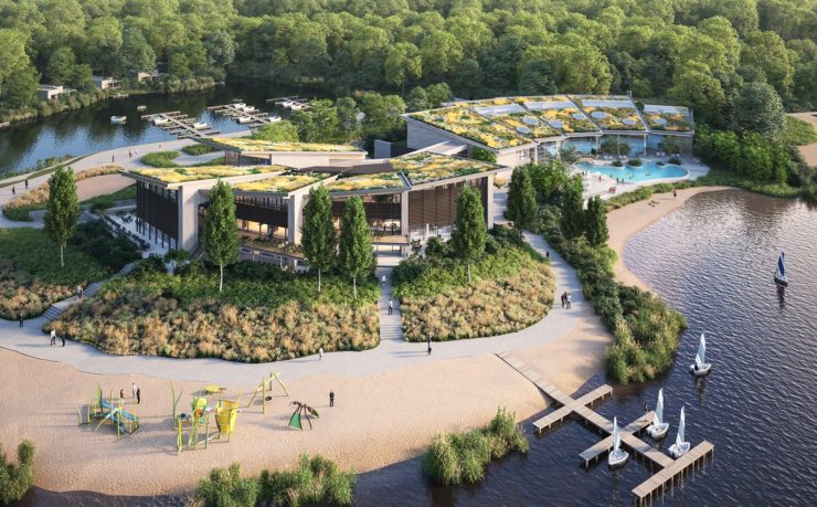'People Planet Prosperity'-filosofie leidraad bij de ontwikkeling van het (Center Parcs) Terhills Centrumgebouw
